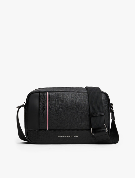 Pebble Grain Crossbody Reporter Bag