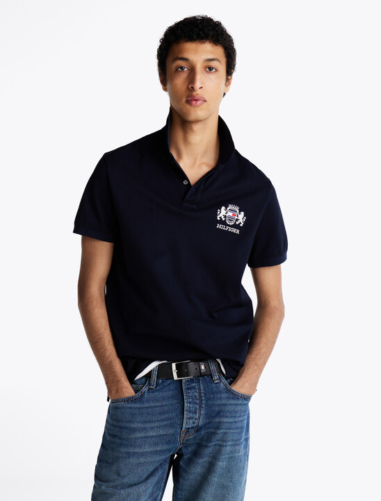 Regular Fit Logo Embroidery Polo Shirt