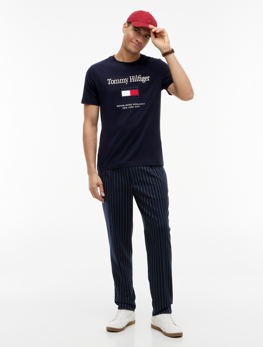 Logo Embroidery Jersey T-Shirt, Desert Sky, hi-res