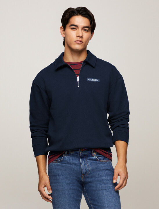 Monotype Half Zip Sweatshirt