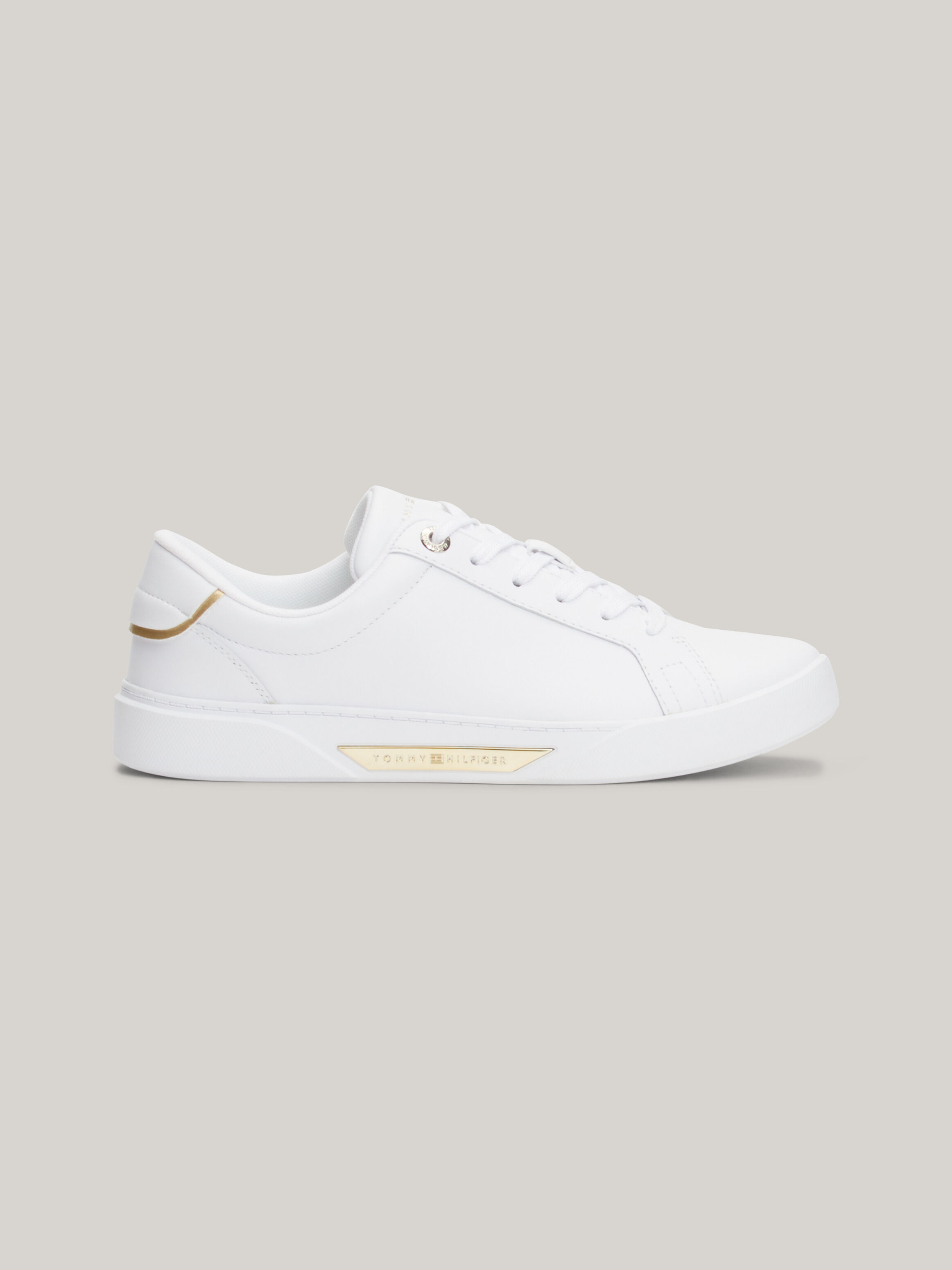 White tommy hilfiger trainers womens outlet