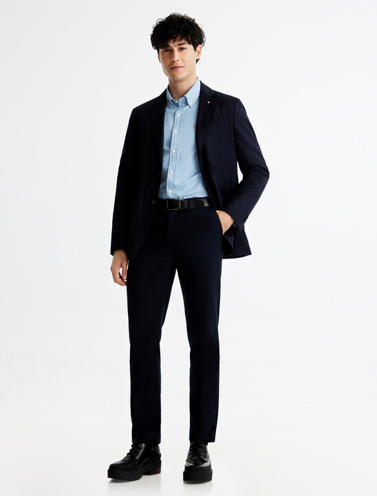 Jacquard Pattern Stripe Shirt