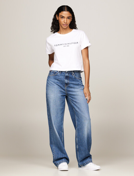 Back Seam Crew Neck T-Shirt