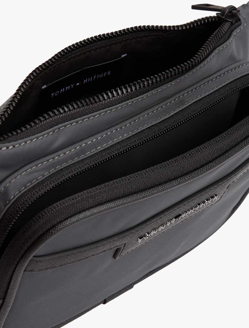 Recycled Polyester Bumbag, Dark Grey, hi-res