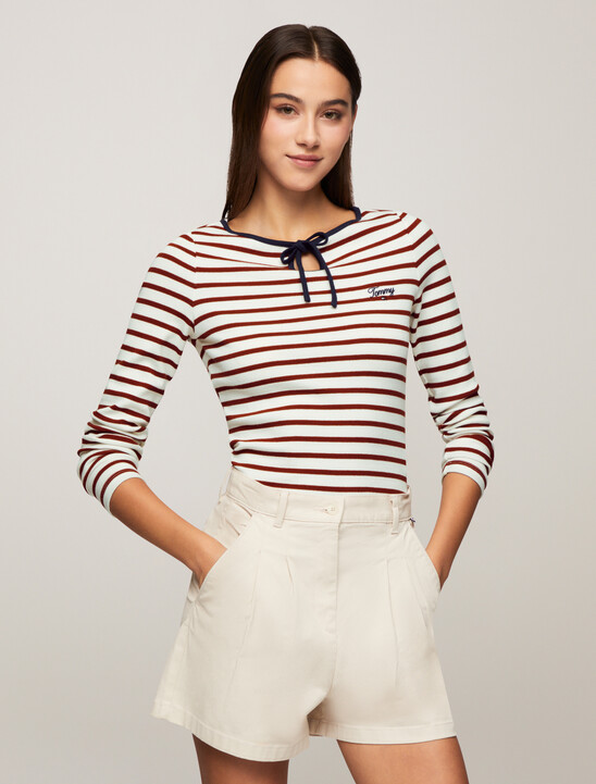 Stripe Teardrop Top