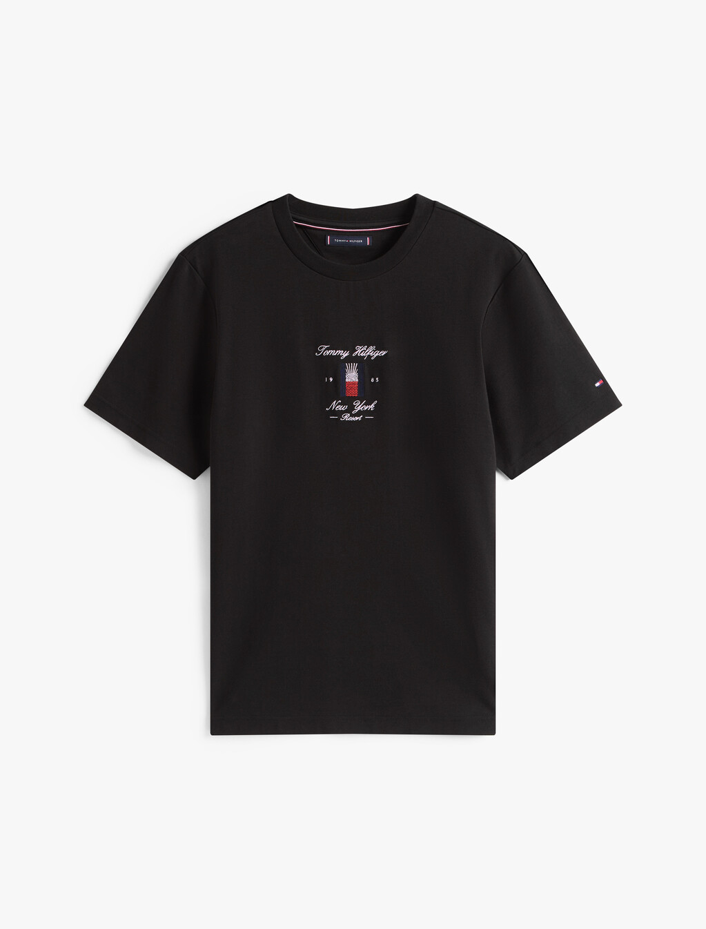 Seasonal Flag Logo T-Shirt, Black, hi-res