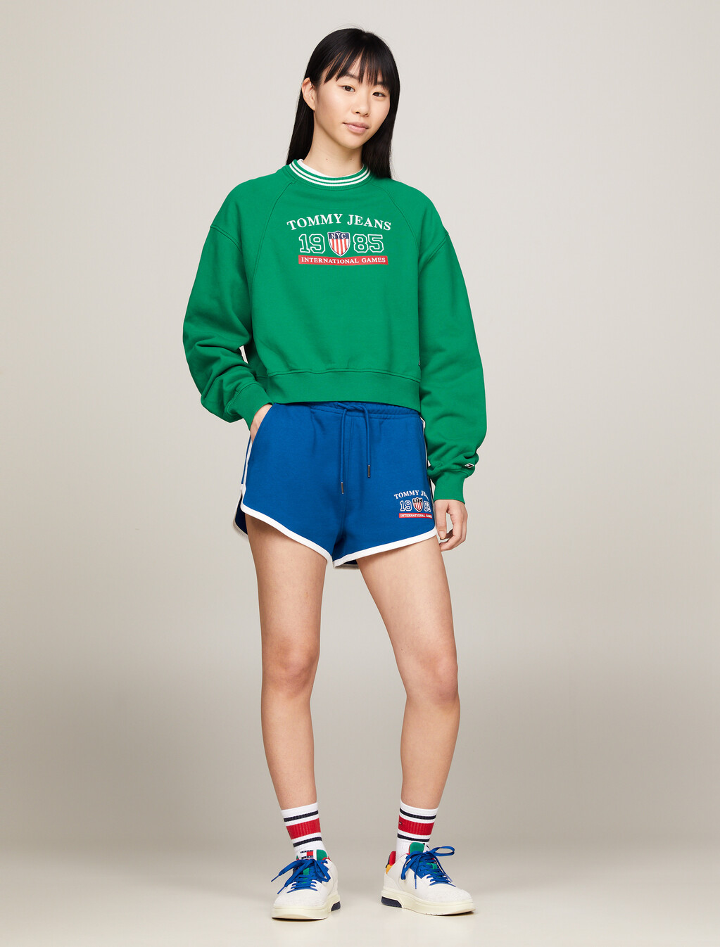 TJ x INTERNATIONAL GAMES Runner Shorts, Phthalo Blue, hi-res