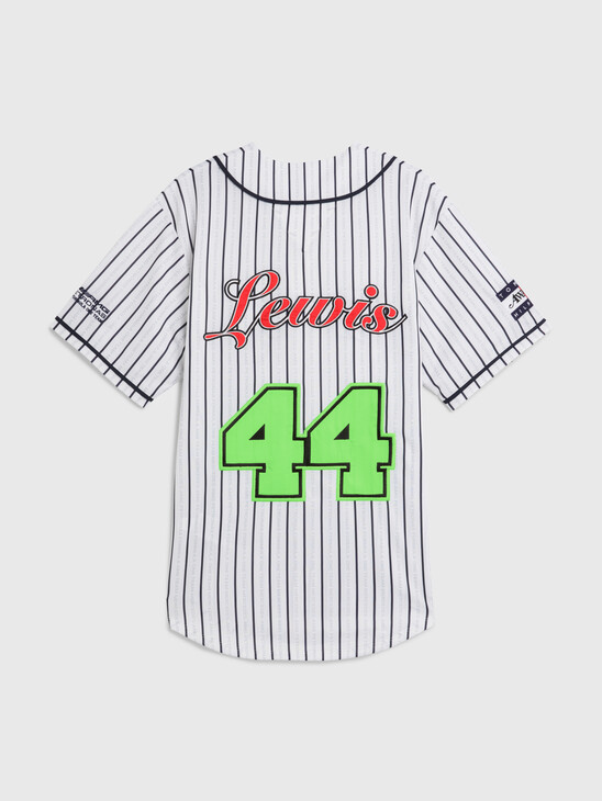 TOMMY X MERCEDES-AMG F1 X AWAKE NY LEWIS HAMILTON BASEBALL SHIRT