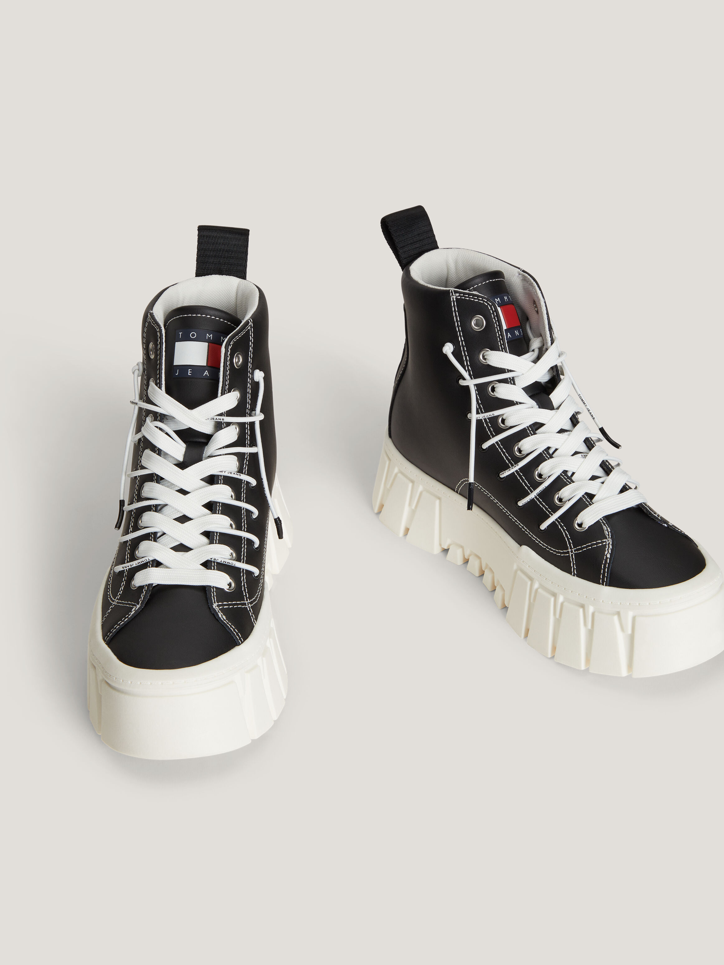 Cheap white platform trainers online