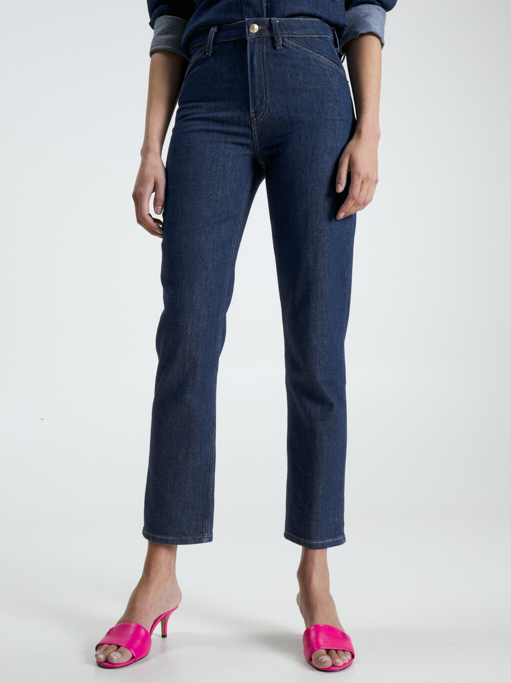 tommy hilfiger women's straight leg jeans