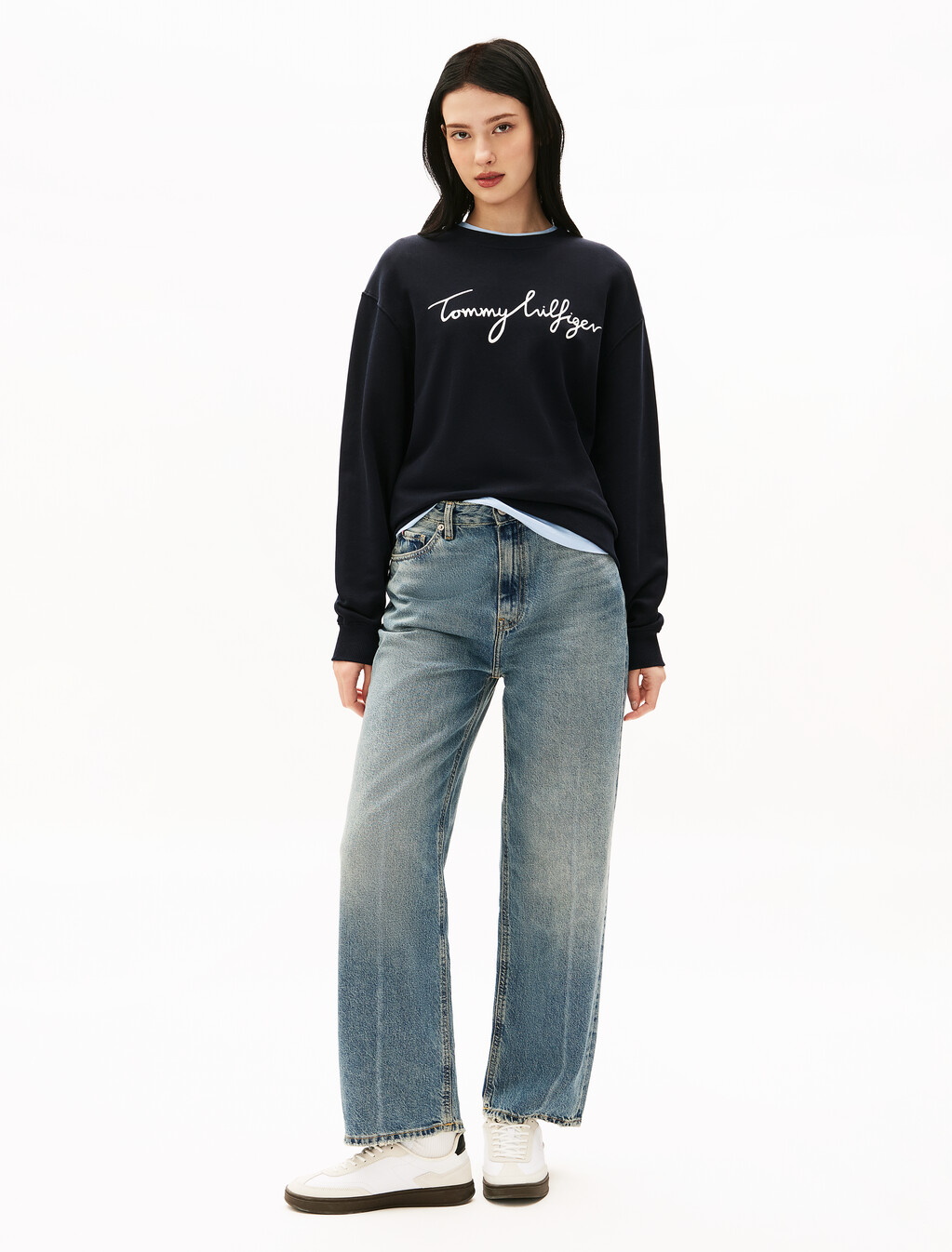 Script Logo T-Shirt, Breezy Blue, hi-res
