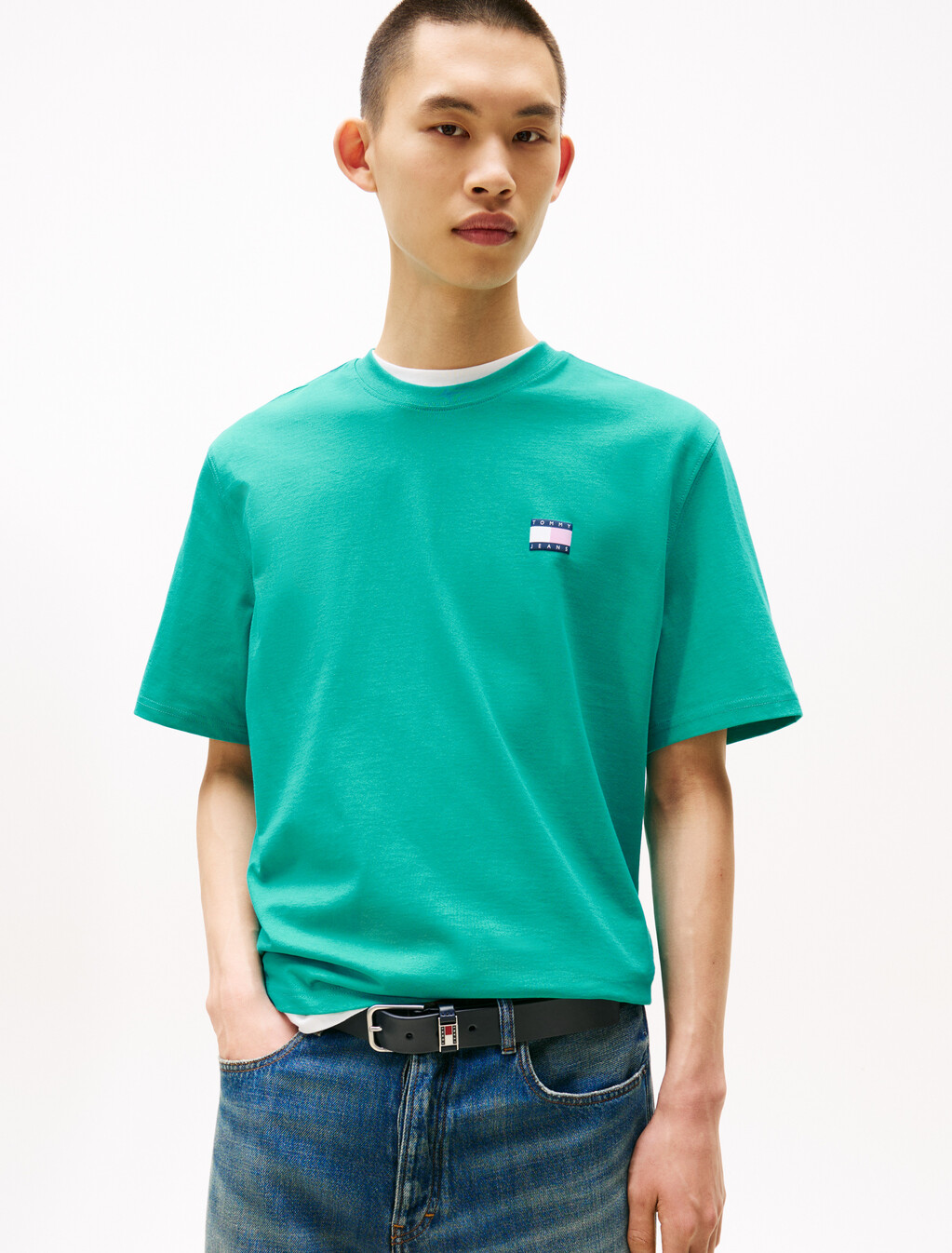 90s Pop Flag T-Shirt, Hawaiian Turquoise, hi-res
