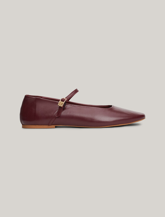 Leather Mary Jane Ballerinas