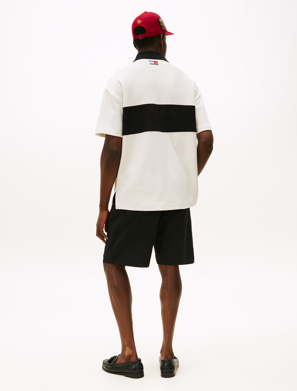 The APXGP Collection Relaxed Logo Polo Shirt, Ivory/Black, hi-res