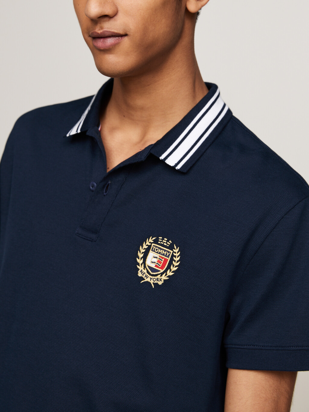 Varsity Regular Polo, Dark Night Navy, hi-res