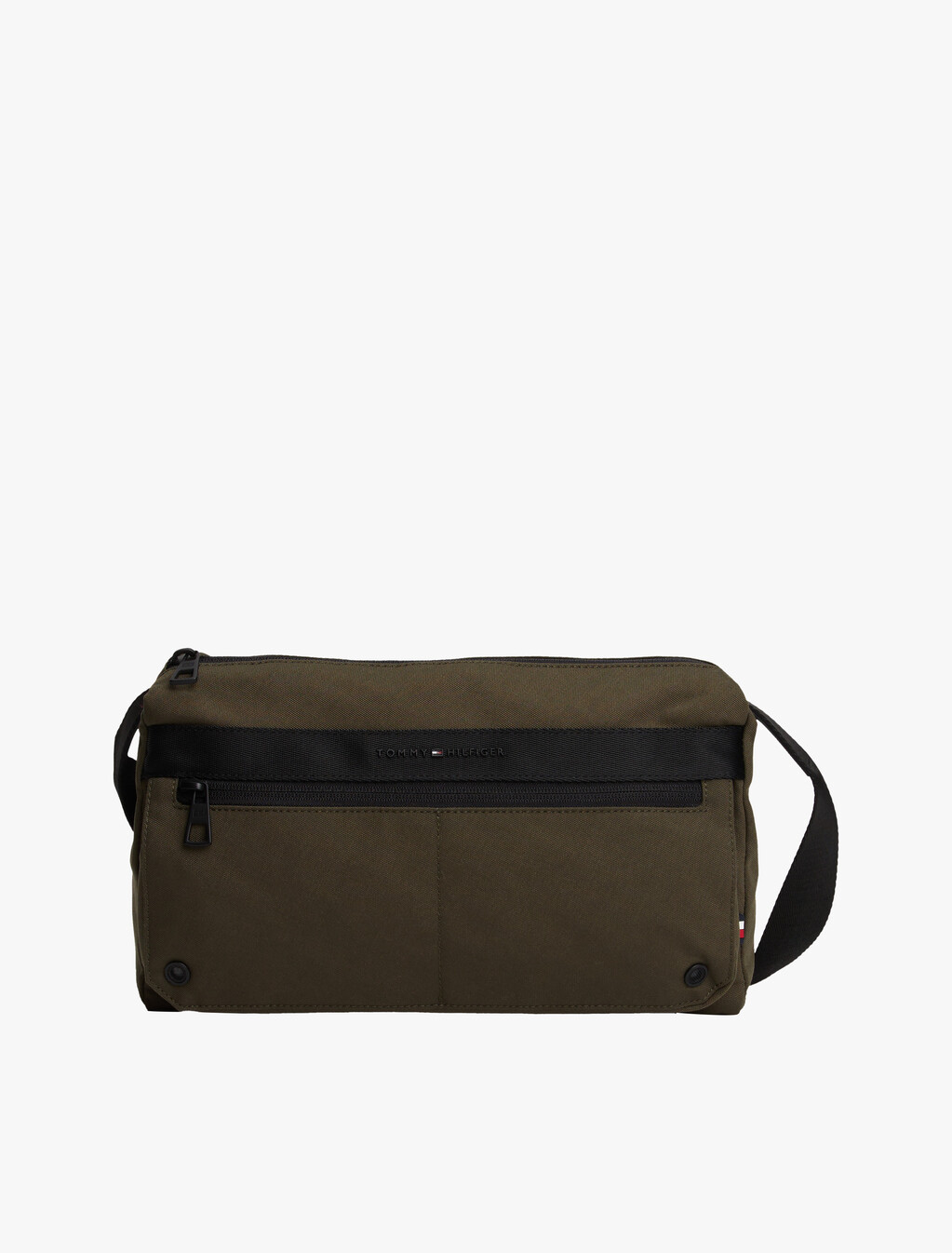 Metal Logo Crossbody Bag, Foxhunt Green, hi-res
