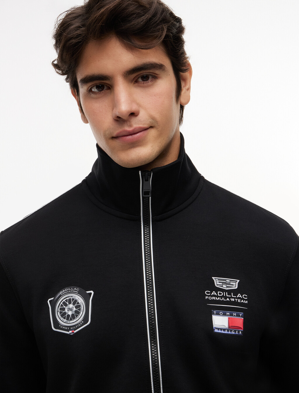 TH x Cadillac Formula 1&reg; Team Back Graphic Track Top, Black, hi-res