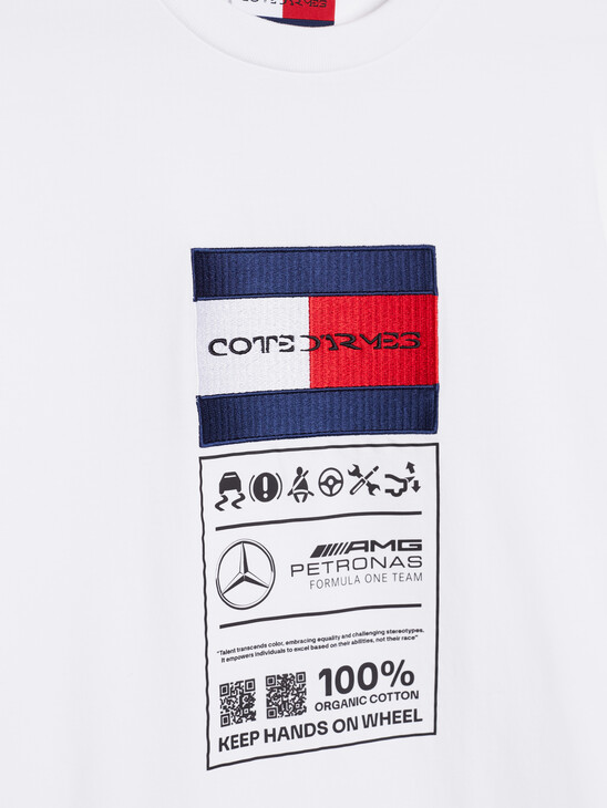 Tommy x Mercedes F1 x CR Care Label Logo T-Shirt