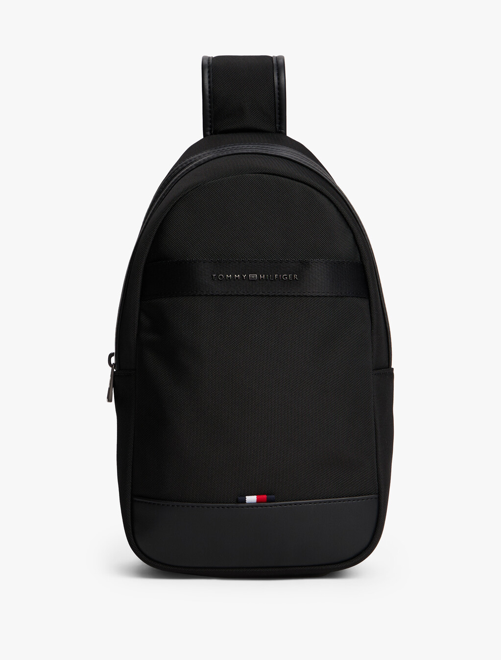 Nylon Travel Sling Bag, Black, hi-res