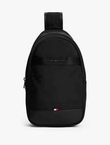 Nylon Travel Sling Bag, Black, hi-res
