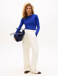 The Runway Collection Slim Long Sleeve Top, Wedge Blue, hi-res