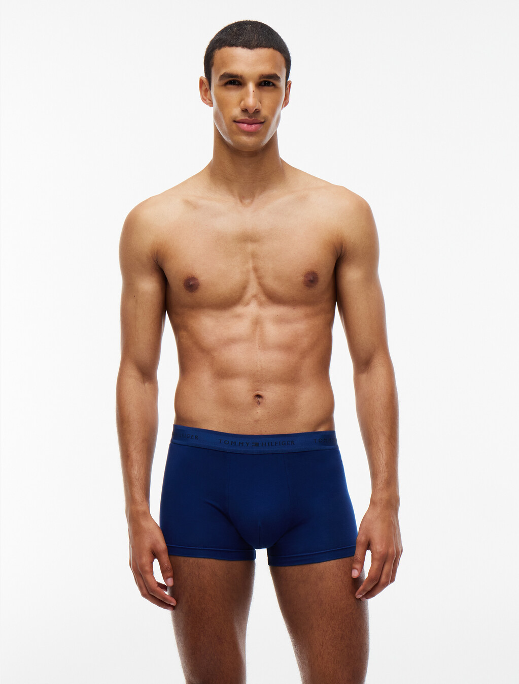 3-Pack Signature Tonal Logo Waistband Trunks, Rich Navy/Desert/Dark Coffee, hi-res