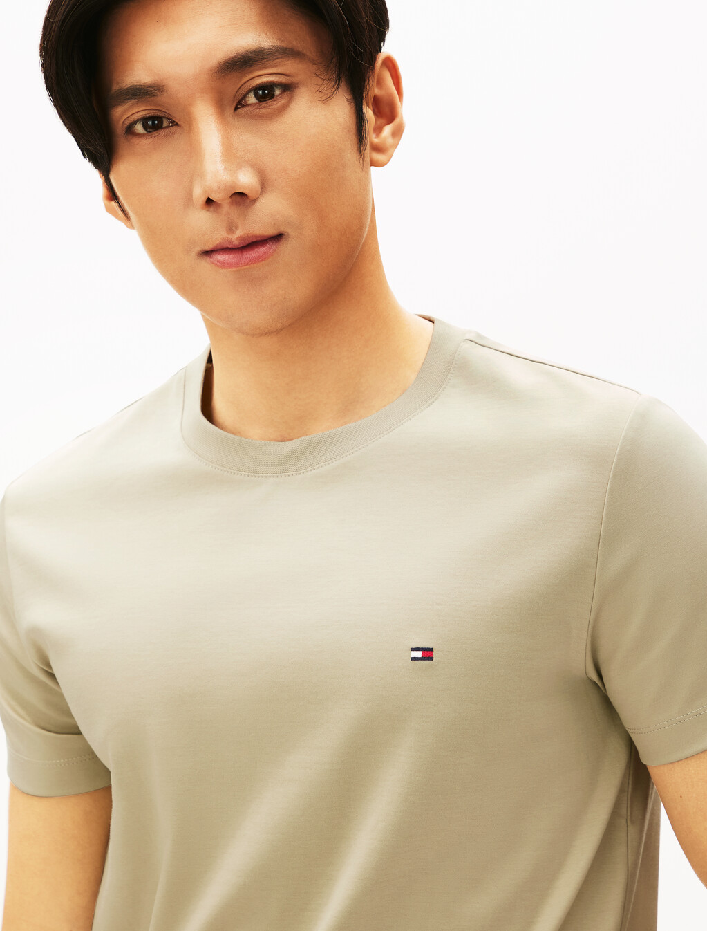 Interlock Slim Fit T-Shirt, Sandalwood, hi-res