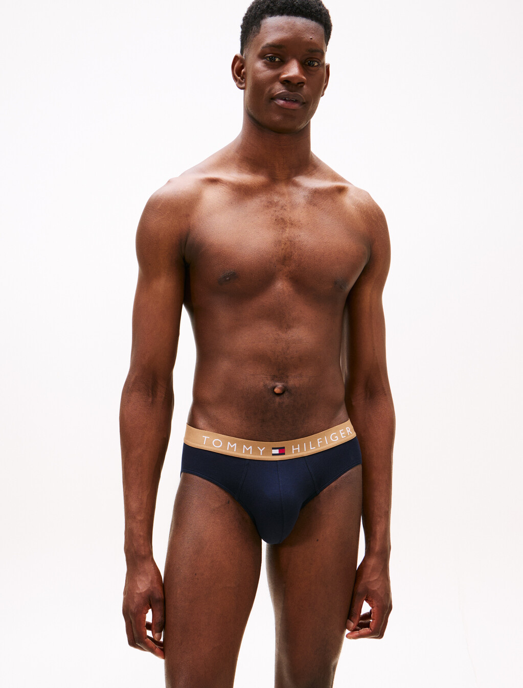 3 Pack Logo Brief, Prp Nvy/Hckory/Brk Blu, hi-res