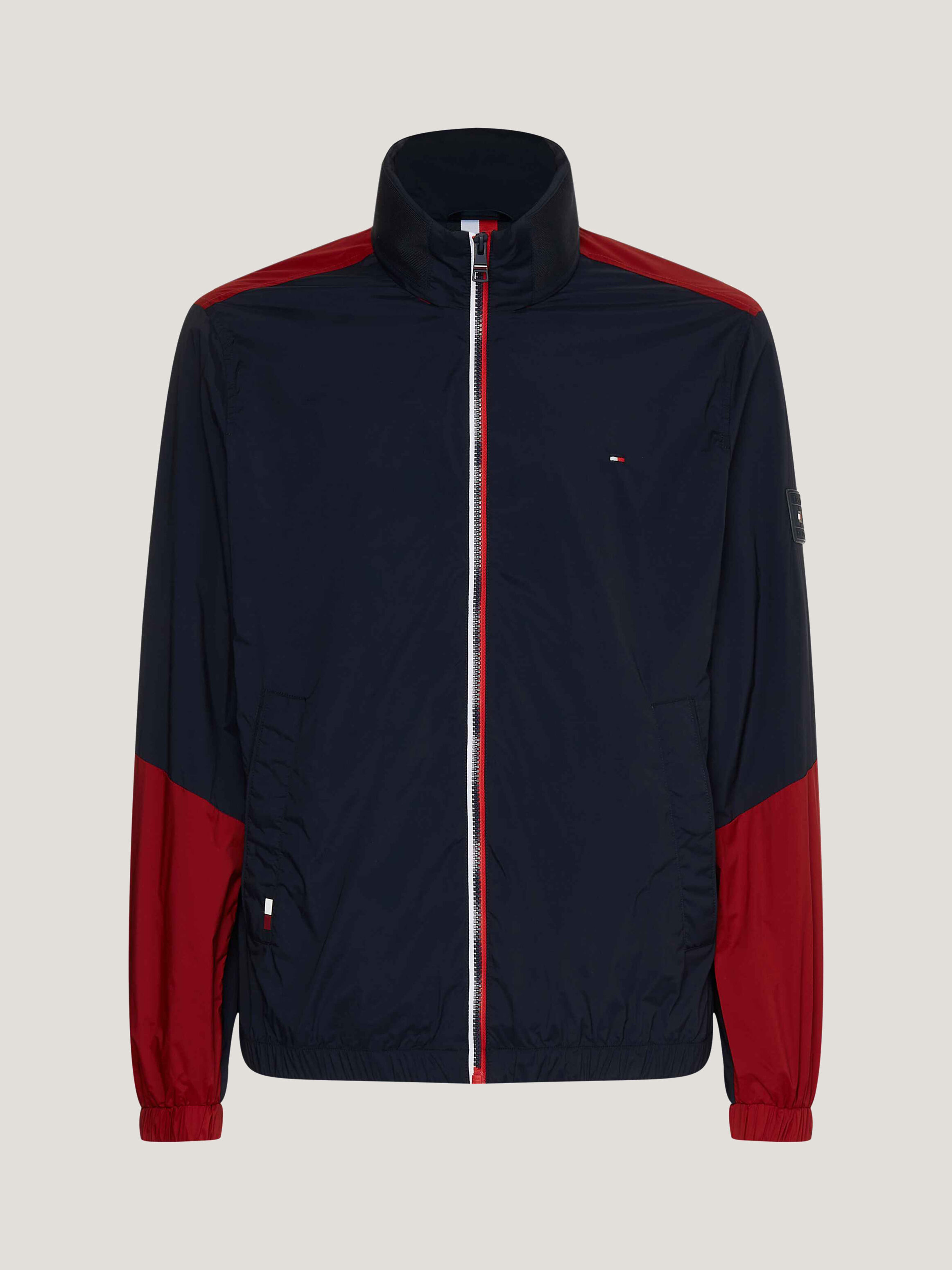 Men's color block windbreaker outlet