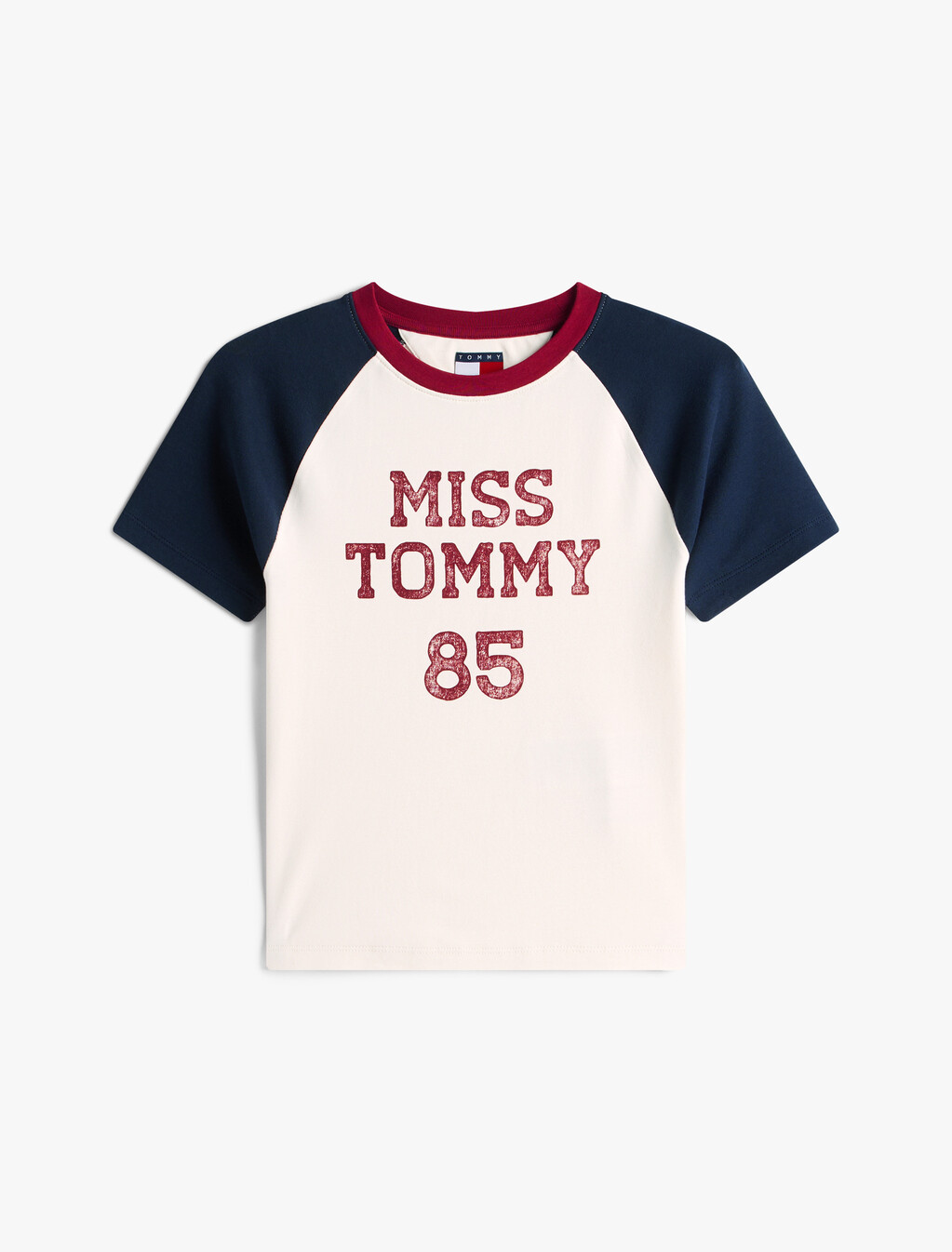 Logo Slim Raglan Sleeve T-Shirt, Ancient White, hi-res