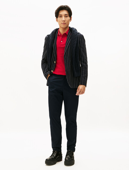 Slim Fit Signature Cuff Polo Shirt