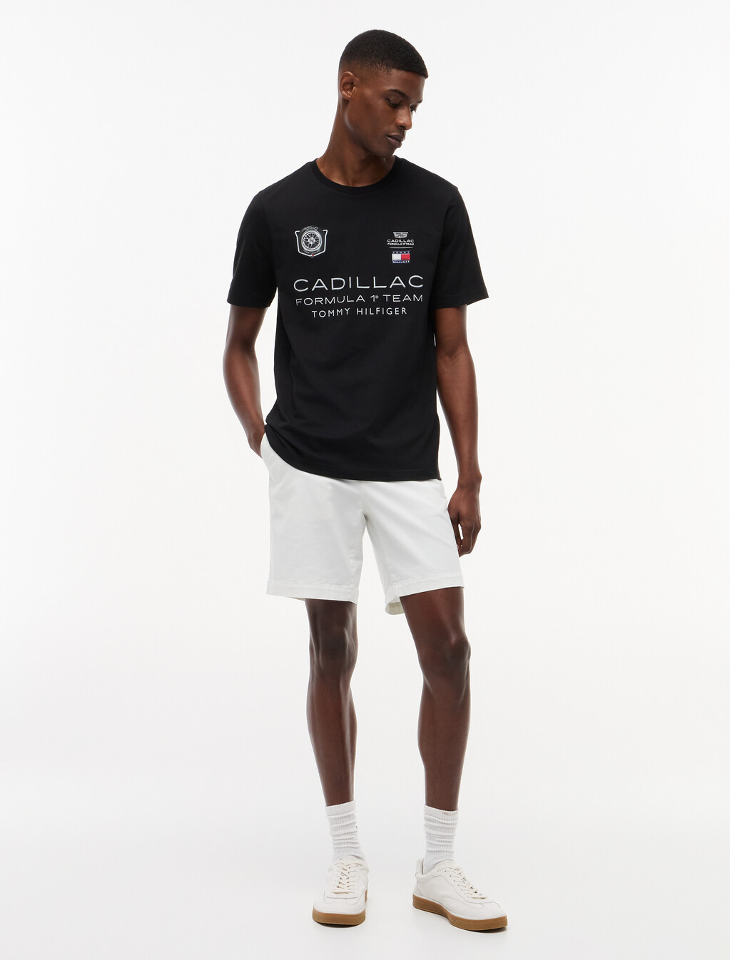 TH x Cadillac Formula 1&reg; Team Back Graphic T-Shirt, Black, hi-res