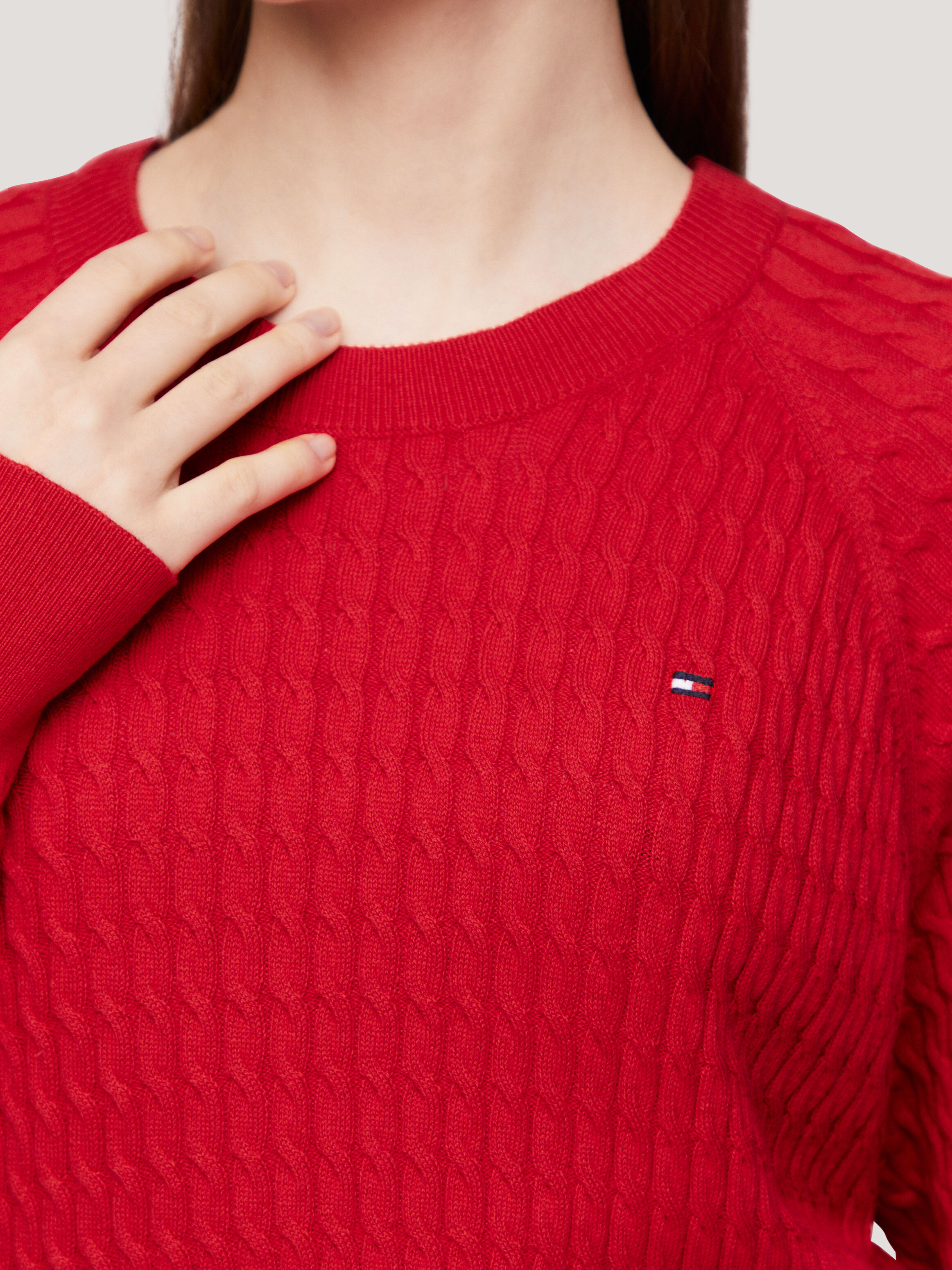 Red tommy jeans best sale jumper
