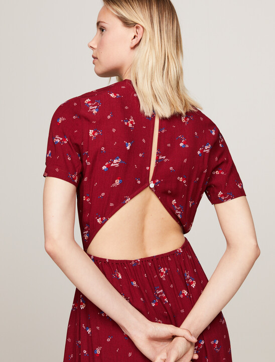 Mountain Floral Midi Slip Dress