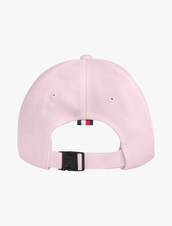 Contrast TH Monogram Baseball Cap, Light Pink Contrast TH Monogram Baseball Cap