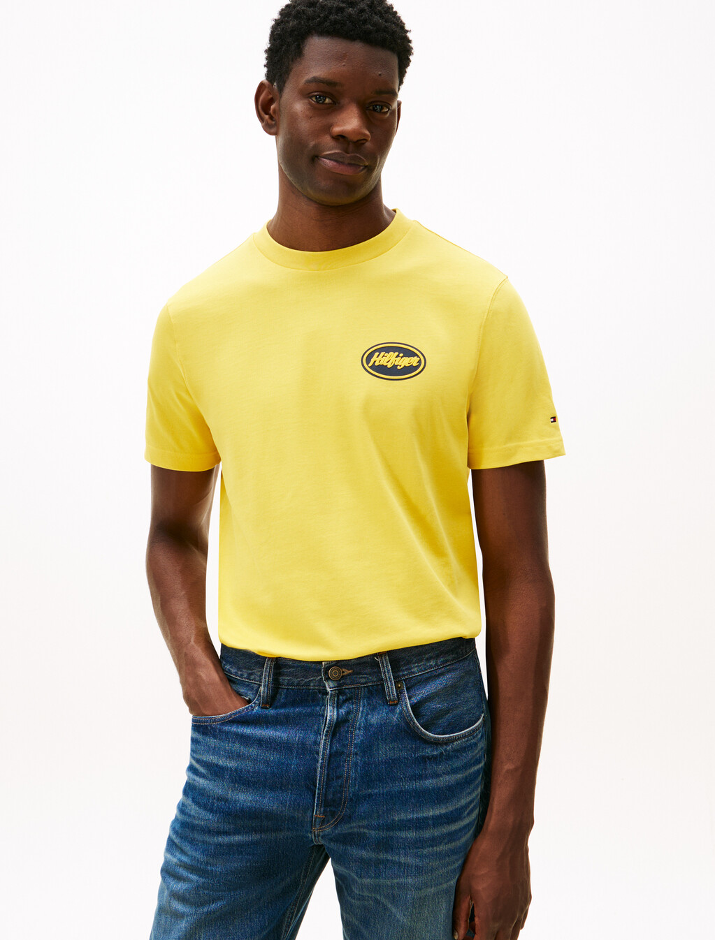 Back Graphic Relaxed T-Shirt, Morningside Yellow, hi-res