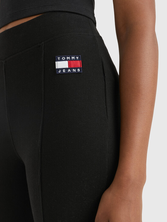 BADGE FULL-LENGTH FLARED LEGGINGS