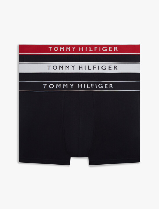 3-Pack Essential Logo Waistband Trunks