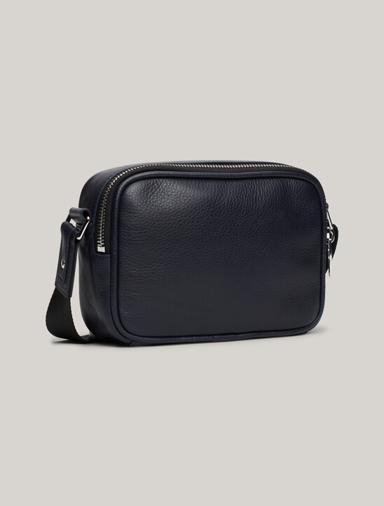 Corporate Woven Detail Leather Camera Bag