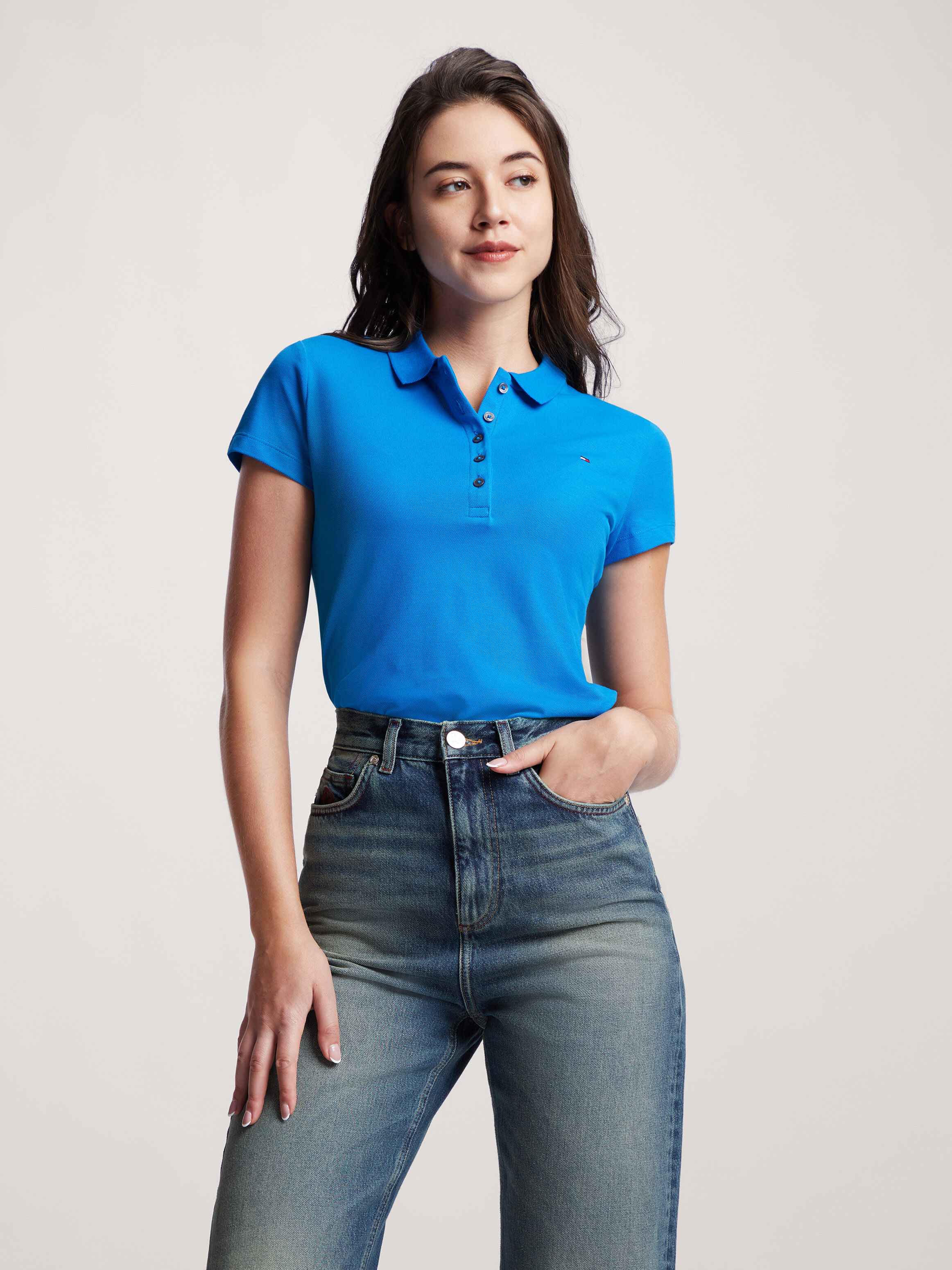 Tommy custom fit polo new arrivals