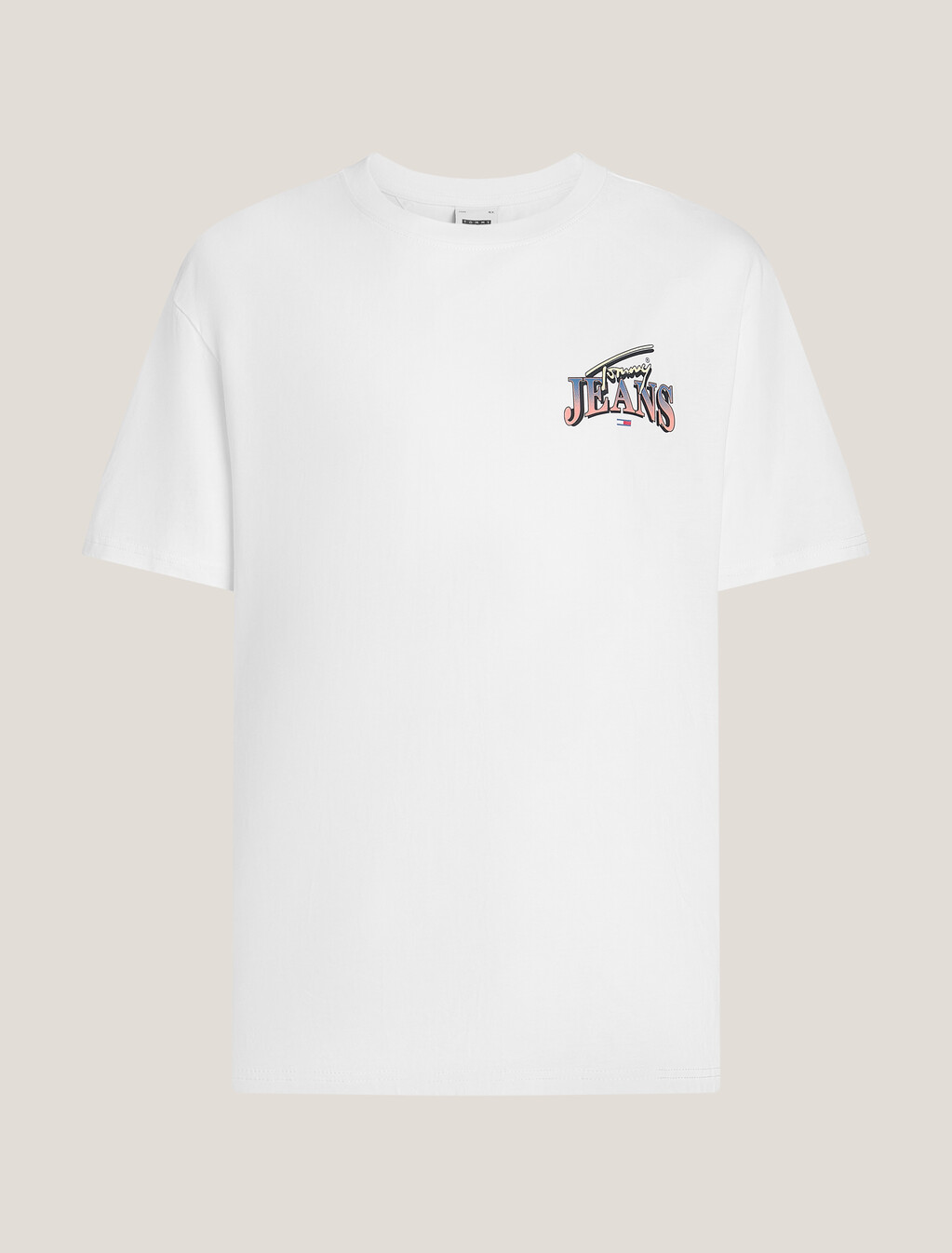 Retro Logo Regular T-Shirt, White, hi-res