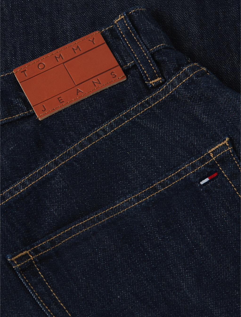 Theo Loose Denim Shorts With Linen, Denim Dark, hi-res