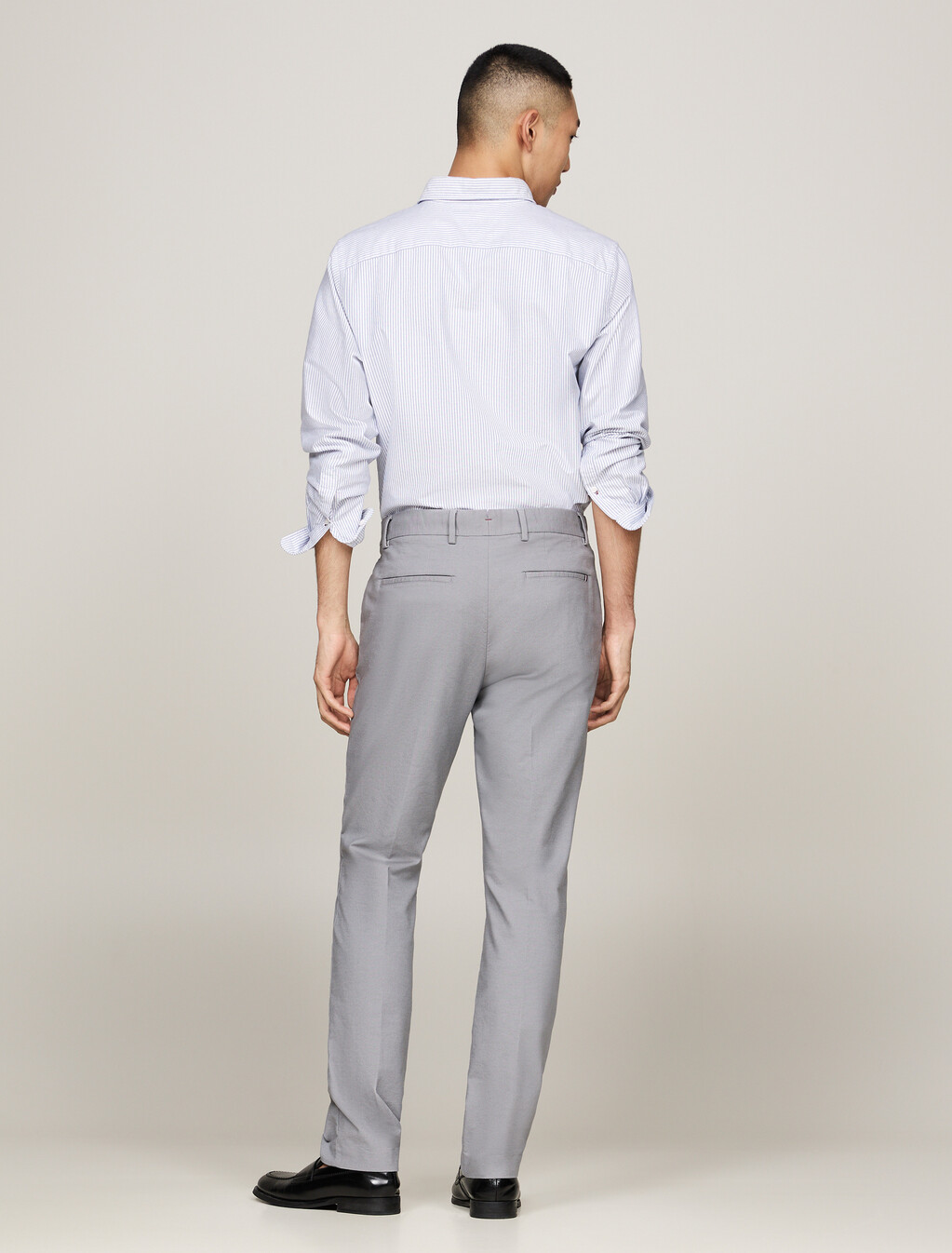 Smart Casual Denton Regular Straight Trousers, Turbine Grey, hi-res