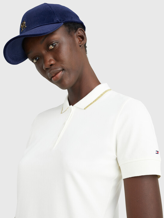 METALLIC DETAIL REGULAR FIT POLO