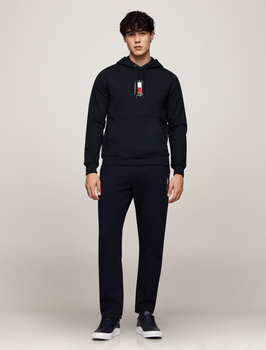 Vertical Flag Drawstring Hoody