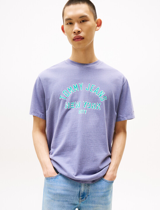 Relaxed Overdye Varsity T-Shirt
