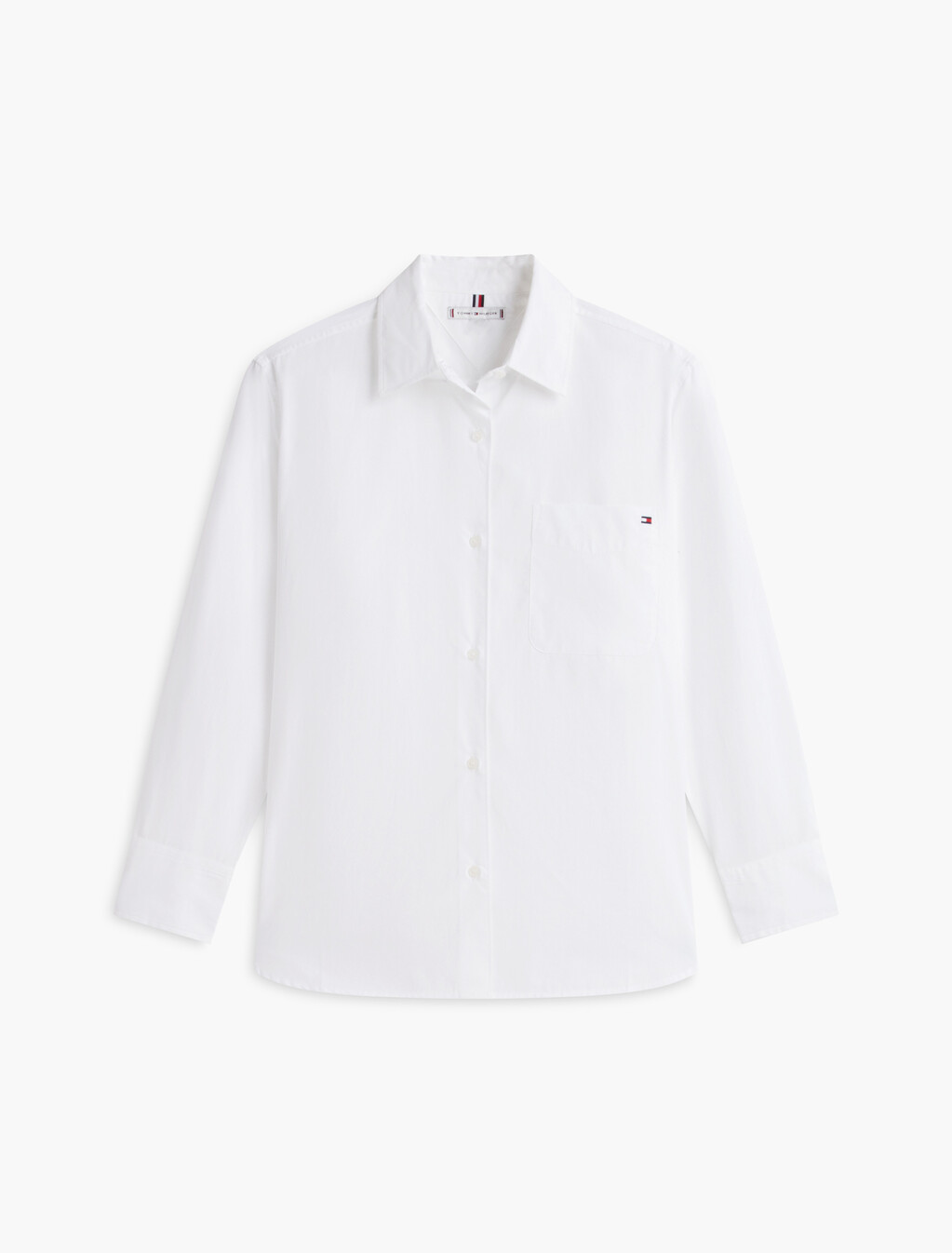 Asia Fit Essential Poplin Easy Fit Shirt, Th Optic White, hi-res