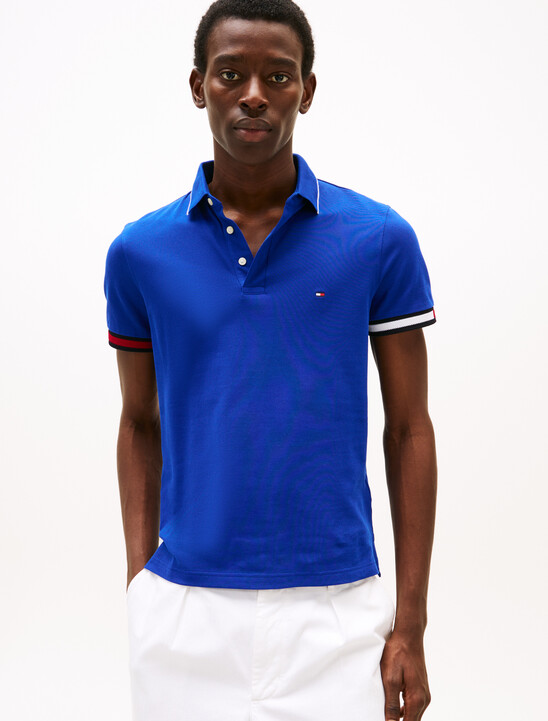 Slim Fit Signature Cuff Polo Shirt