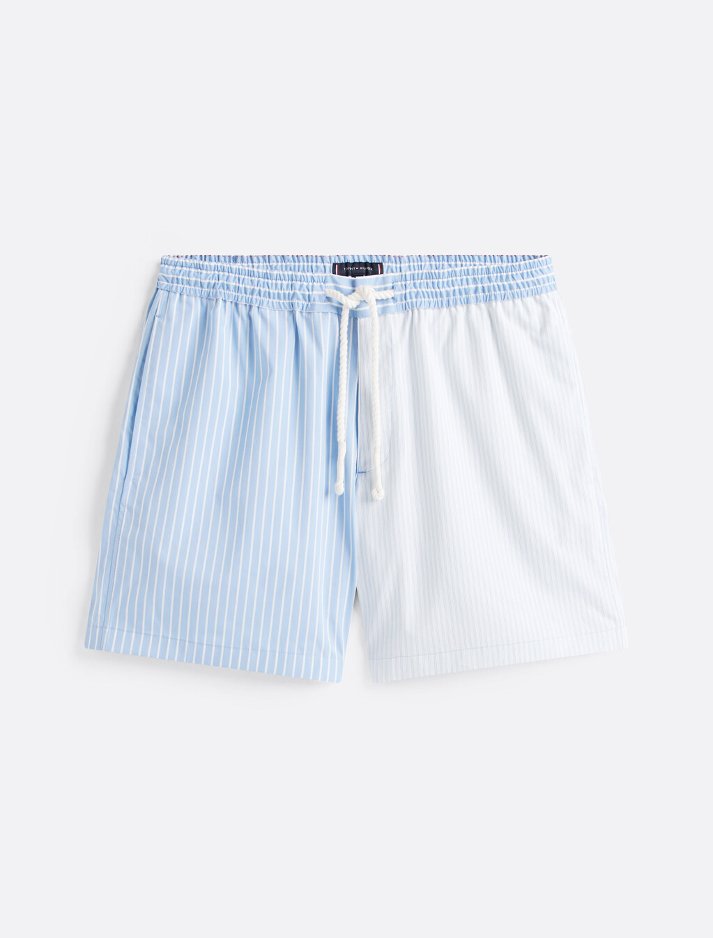 The Runway Collection Oversized Colour-Blocked Shorts, Ecru/Vessel Blue, hi-res