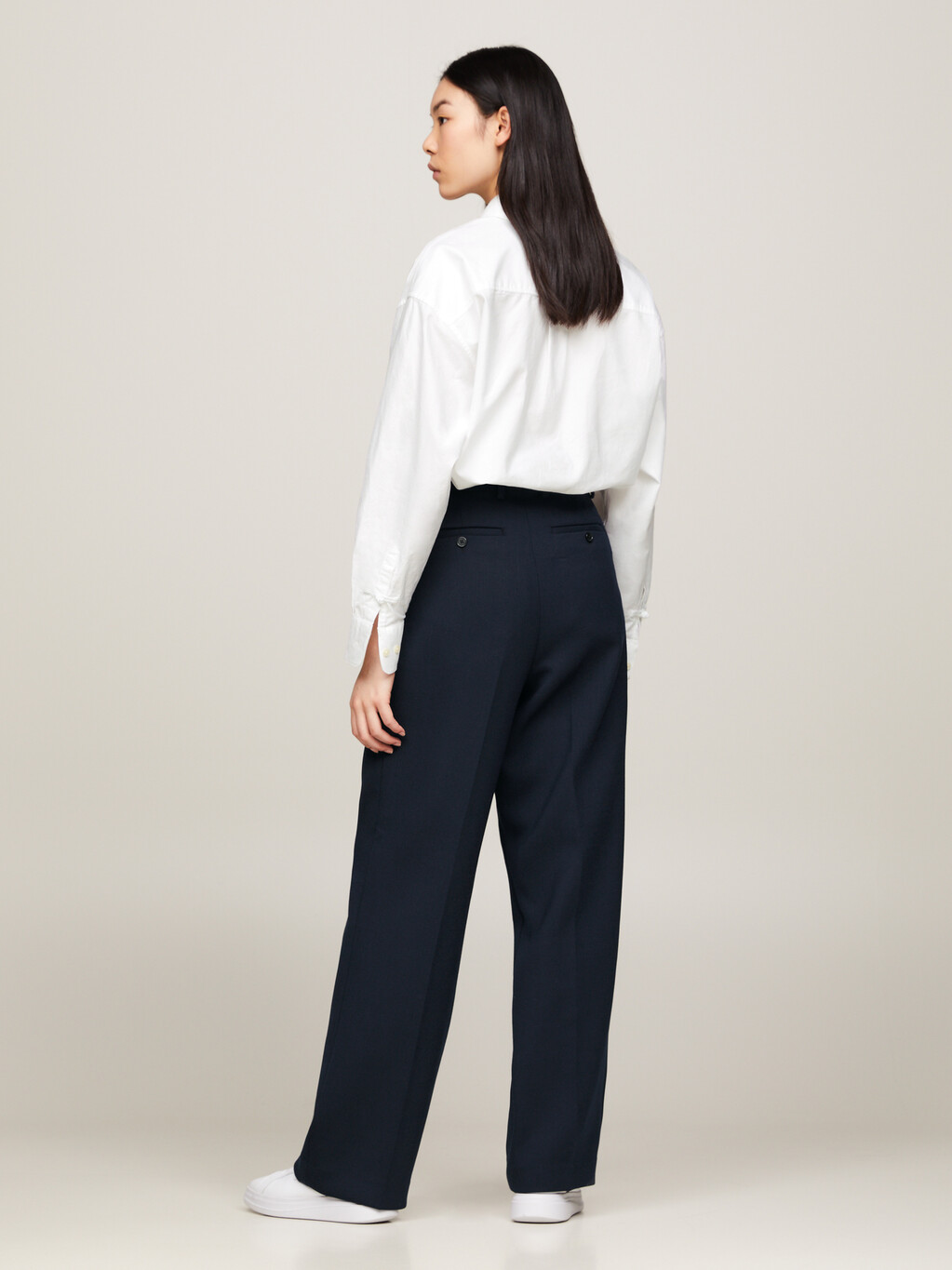 Tommy x CLOT Regular Trousers | blue | Tommy Hilfiger Singapore